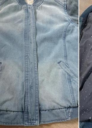 Бомбер джинсовый пиджак9 фото