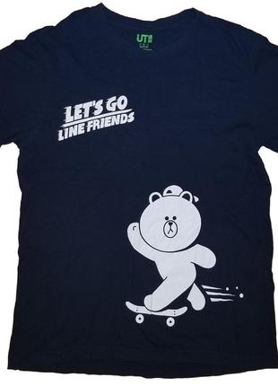 Футболка line friends uniqlo