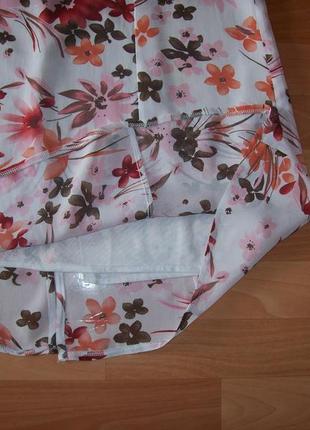 Летняя шелковая юбка на подкладке6 фото