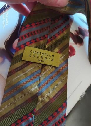 Галстук шовк christian lacroix2 фото