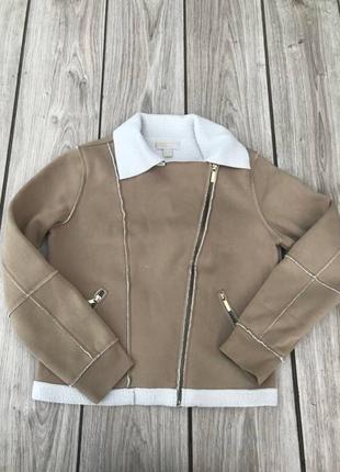 Куртка косуха michael kors текстильная актуальная стильная тренд7 фото