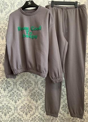 Жіночий костюм з штанами фліс xs,s,m,l,xl