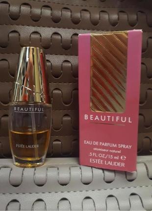 Estee lauder beautiful eau parfum spray 15ml  switzerland atomisiert naturell