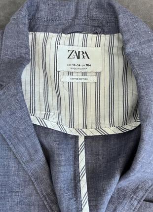Льняной костюм (брюки+пиджак /жакет) zara( брюки/брюки +пиджак)6 фото