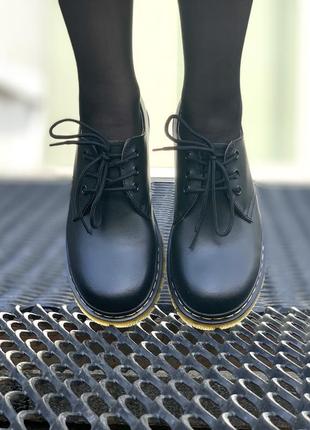 Dr. martens 1461 black4 фото