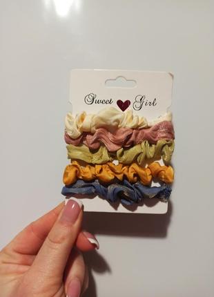 Резинки для волос, набор