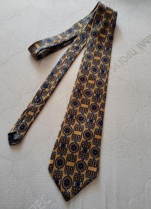 Брендовый люксовый мужской галстук john harris, италия/сша2 фото