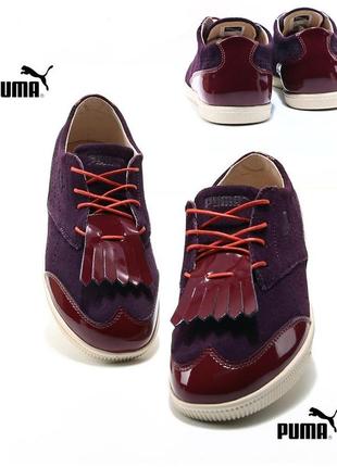 Стильні кросівки puma clyde brogue lo шкіра оригінал2 фото