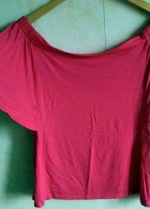 💞цікава рожева натуральна блузка блуза трапеція3 фото