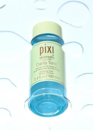 Тоник для проблемной кожи с кислотами pixi clarity tonic - 100 ml4 фото