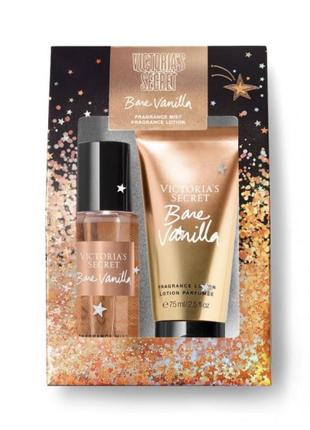 Новый набор vs:bare vanilla 75ml оригинальный спрей и лосьон для тела виктория сикрет victoria’s secret