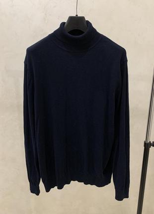 Гольф свитер синий мужской f&f джемпер1 фото