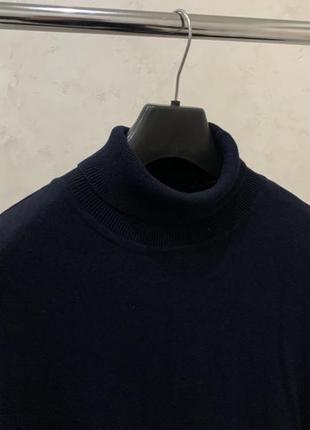 Гольф свитер синий мужской f&f джемпер3 фото