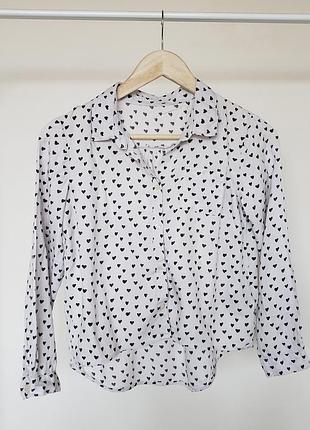 Кроп блуза h&m