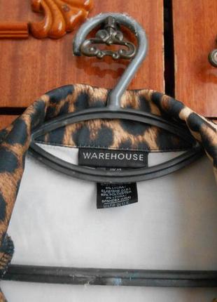 Warehouse m/l фирменная тигровая кофточка/футболка4 фото