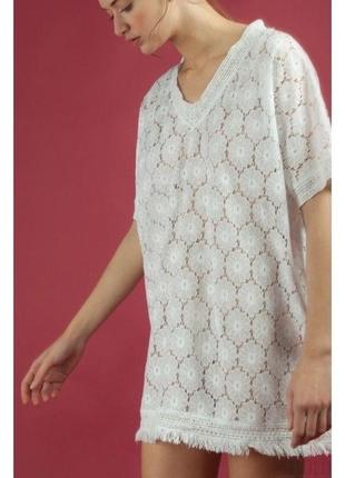 Пляжная белая туника gisela 2181, размер м, оригинал