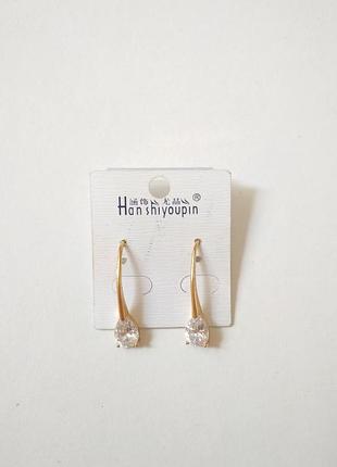 Сережки золото