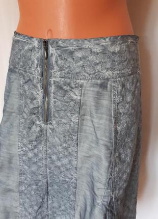 Вышитая хлопковая немецкая юбка simclan (размер 38)5 фото
