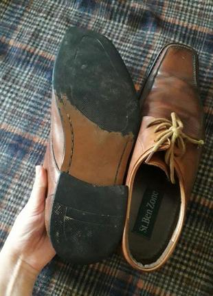 Фірмові чоловічі туфлі з натуральної шкіри.2 фото