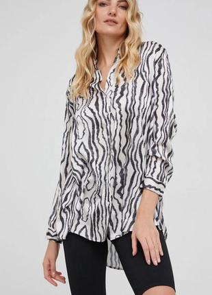 Женская рубашка блузка из вискозы большой размер батал