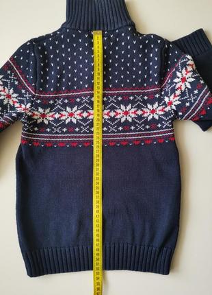 Теплый свитер н&amp;м для мальчика5 фото