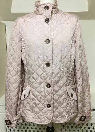 Стеганая  куртка бренд max mara цвет пудра