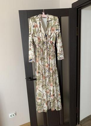 Шикарное шифоновое платье, турция 38р