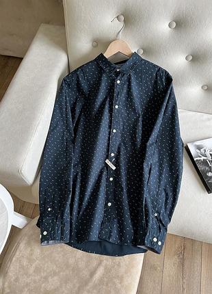 Чоловіча синя сорочка