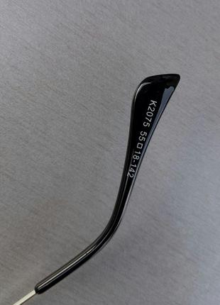 Carrera очки мужские солнцезащитные черные капли в металлической оправе7 фото