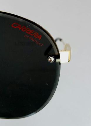 Carrera очки мужские солнцезащитные черные капли в металлической оправе10 фото