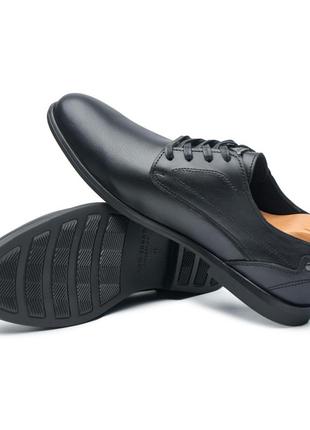 Качественные мужские туфли из натуральной кожи model-755 фото
