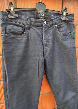 Черные подростковые джинсы скинни 30 размер h&amp;m skinny fit9 фото