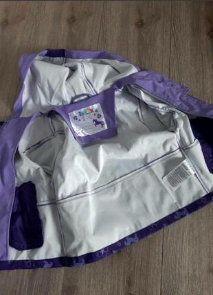 Дождевик ветровка,куртка сиреневая/фиолетовая,6-9 , 9-12 месяцев5 фото