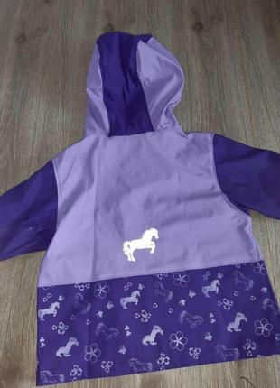 Дождевик ветровка,куртка сиреневая/фиолетовая,6-9 , 9-12 месяцев2 фото
