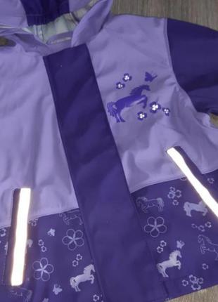 Дождевик ветровка,куртка сиреневая/фиолетовая,6-9 , 9-12 месяцев3 фото
