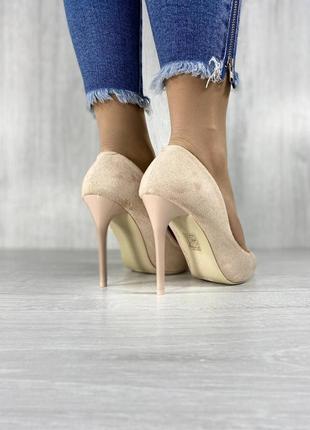 Жіночі замшеві туфлі на шпильці comer7 фото