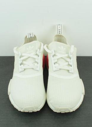 Кроссовки adidas nmd_r1 off white lush red3 фото
