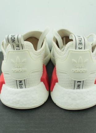 Кроссовки adidas nmd_r1 off white lush red6 фото