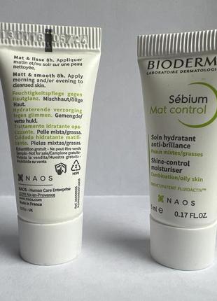 Bioderma sebium control mat биодерма матуючий крем для обличчя