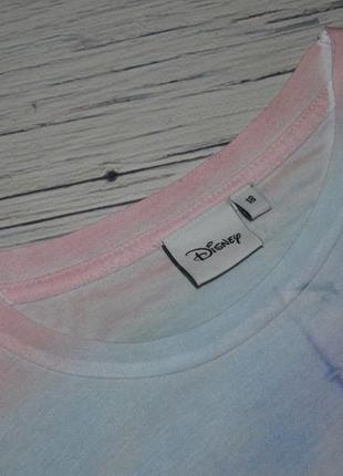 18/xl- xxl фирменная стильная женская футболка с принтом диснейленд дисней disney6 фото