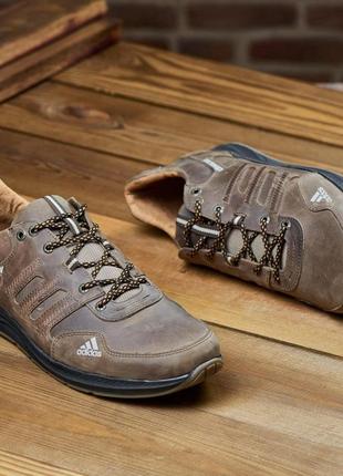 Обувь больших размеров мужские кроссовки из натуральной кожи model-к461 фото