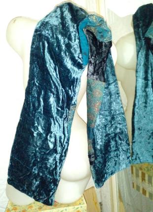 Двухслойный шарф вискоза шелк