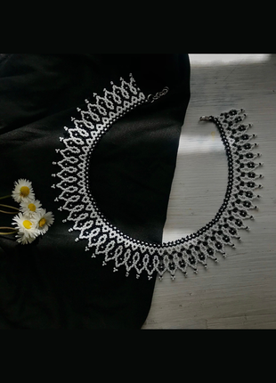 Силка черно-белая