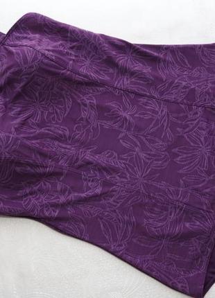 Новый слитный пурпурный купальник-утяжка с цветочным узором от tu (размер ххл)2 фото