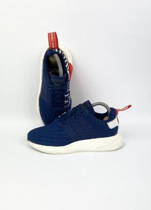 Кросівки adidas nmd r2 primeknit bb2952 оригінал сині boost оригінал розмір 37 37.5