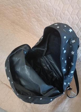 Рюкзак унисекс, рисунок звёздочки.5 фото