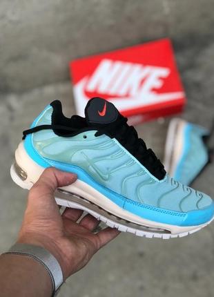 Женские кроссовки nike air max 97 plus mica green..