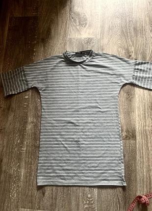 Платье футболка туника