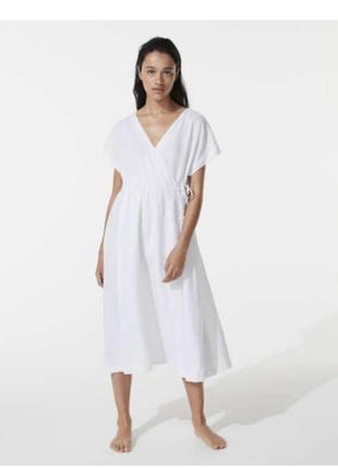 Льняне плаття міді розмір s