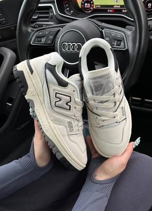Женские кроссовки new balance 550 white black 36-37-38-39-40